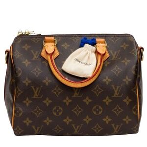 LOUIS VUITTON MONOGRAM CANVAS SPEEDY 20 TOP HANDLE BAG